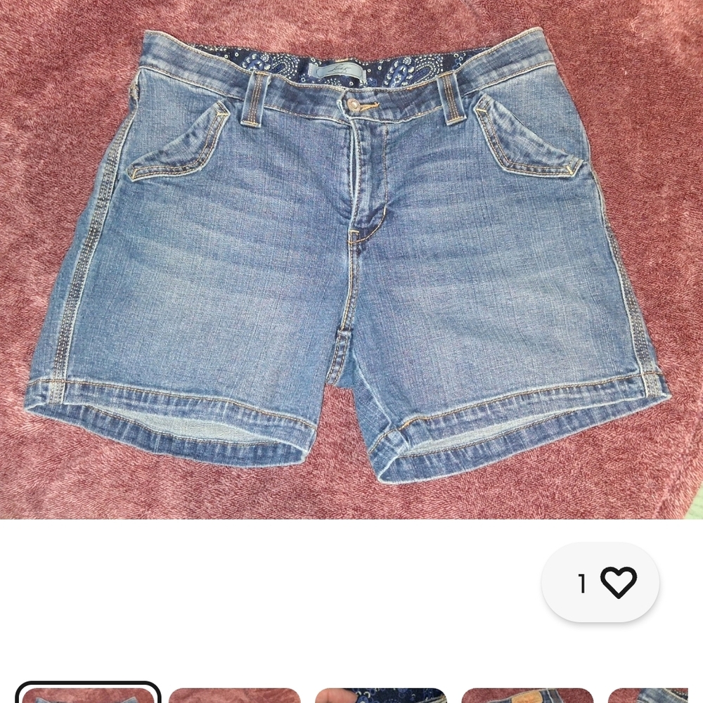 Women's Blue Denim Shorts